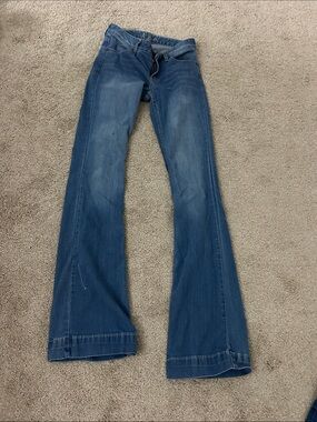 Kimes Ranch Medium Blue Flare Jeans